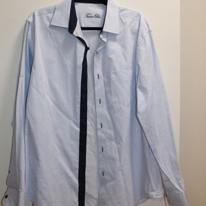 Men's Blue Dress Shirt